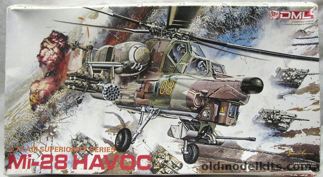 DML 1/72 Mi-28 Havoc, 2501 plastic model kit